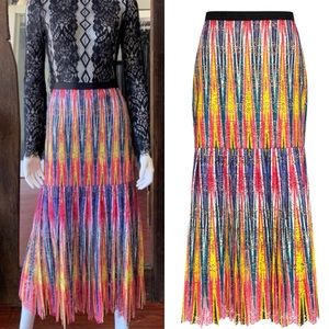 NWT Saloni  Diana Pleated Skirt Size 10